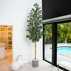 10' Artificial Eucalyptus Tree