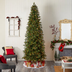 10' Fraser Fir Artificial Christmas Tree with 780 LED Lights and 2327 Bendable Branches