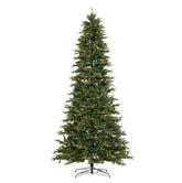 11' Belgium Fir “Natural Look” Artificial Christmas Tree with 1250 Clear LED Lights and 4222 Bendable Branches