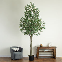12' Artificial Eucalyptus Tree