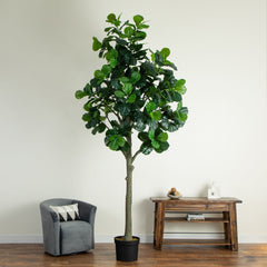 12' Artificial Fiddle Leaf Tree