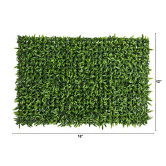 12” Grass Artificial Wall Mat (Indoor/Outdoor) (Set of 6)