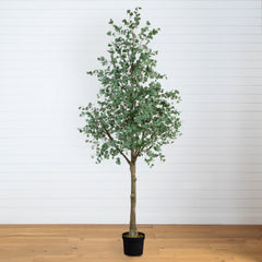 13' Artificial Eucalyptus Tree