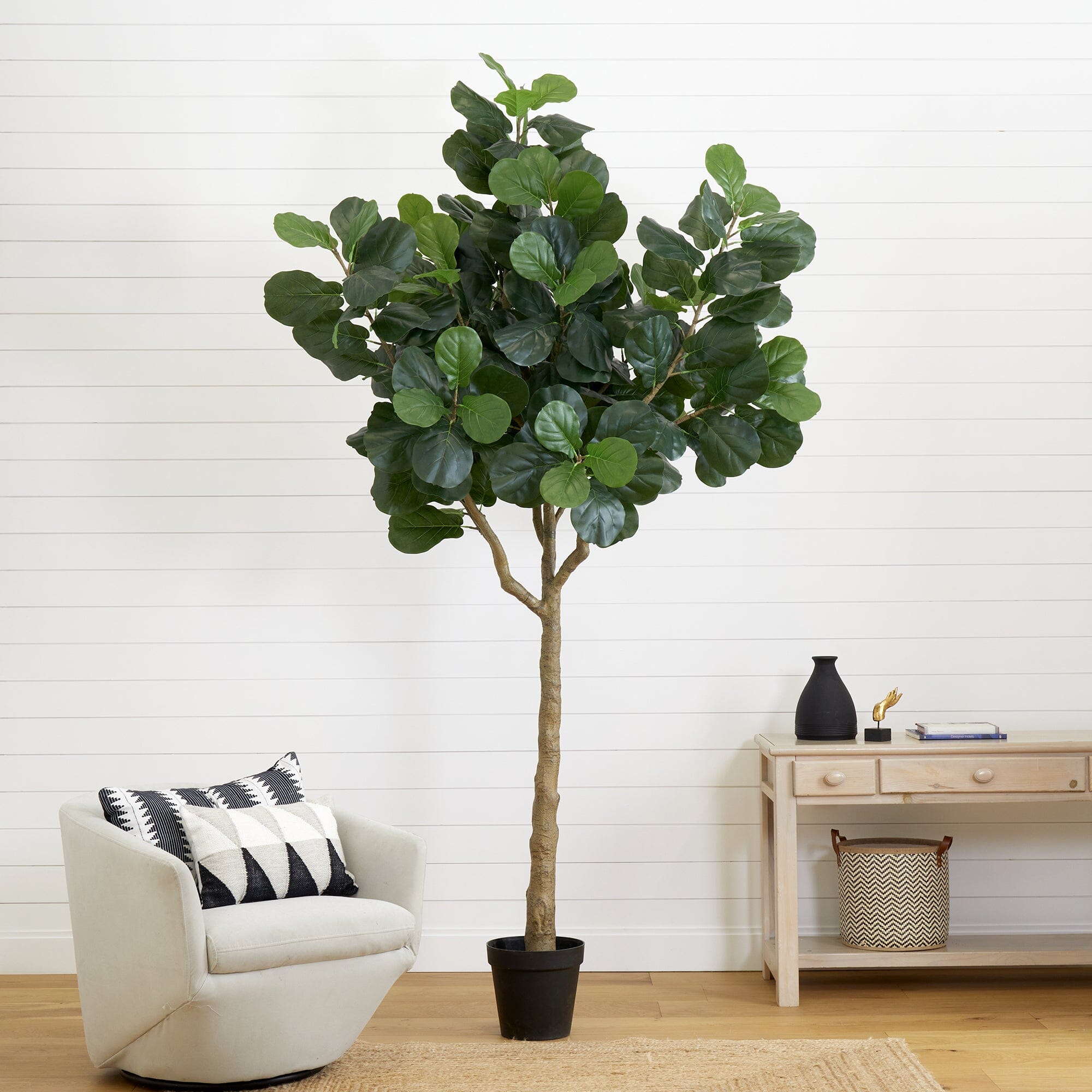 10' Artificial Fiddle Leaf Fig Tree