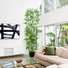 10' Artificial Green Bamboo Tree