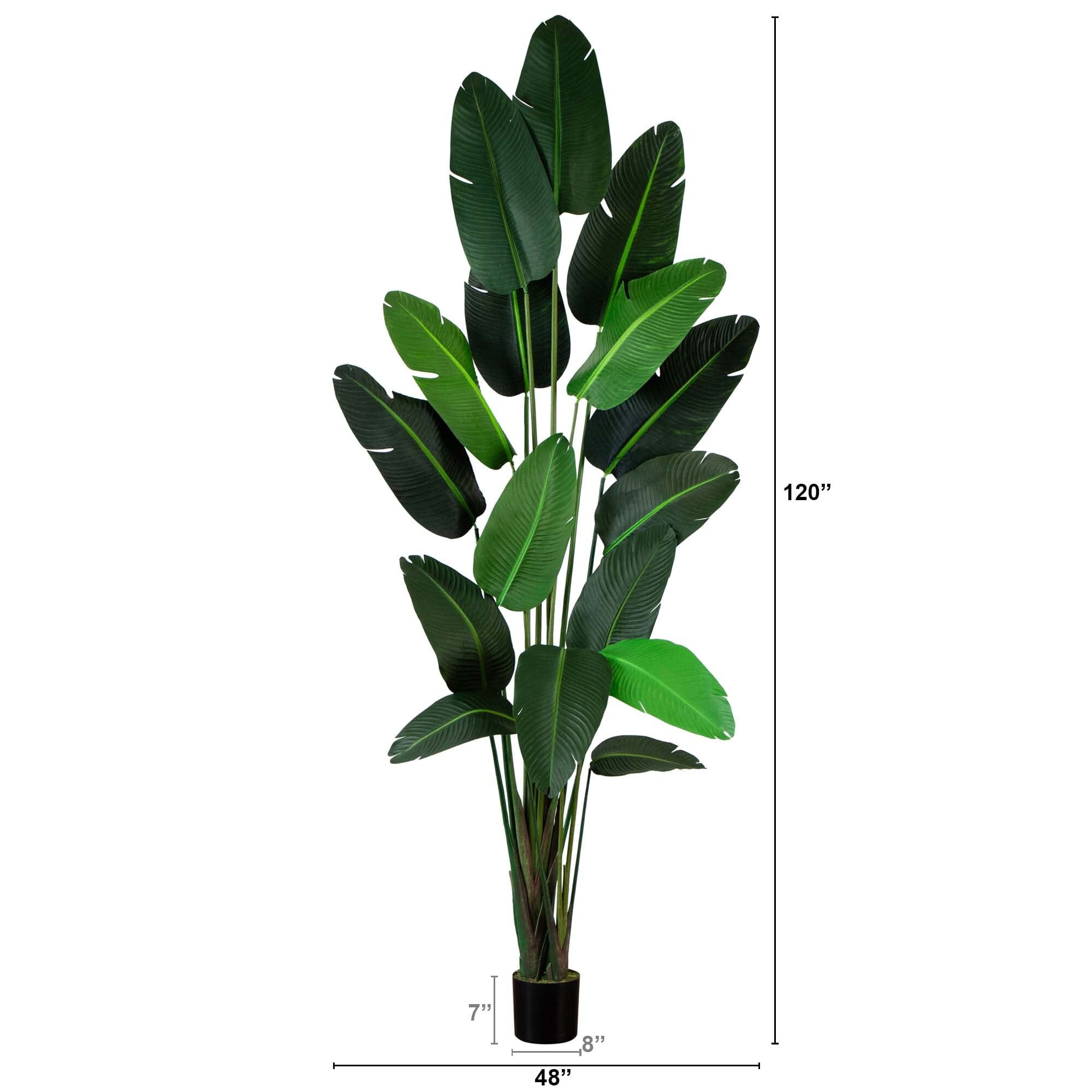 10' Artificial Traveler's Palm Tree