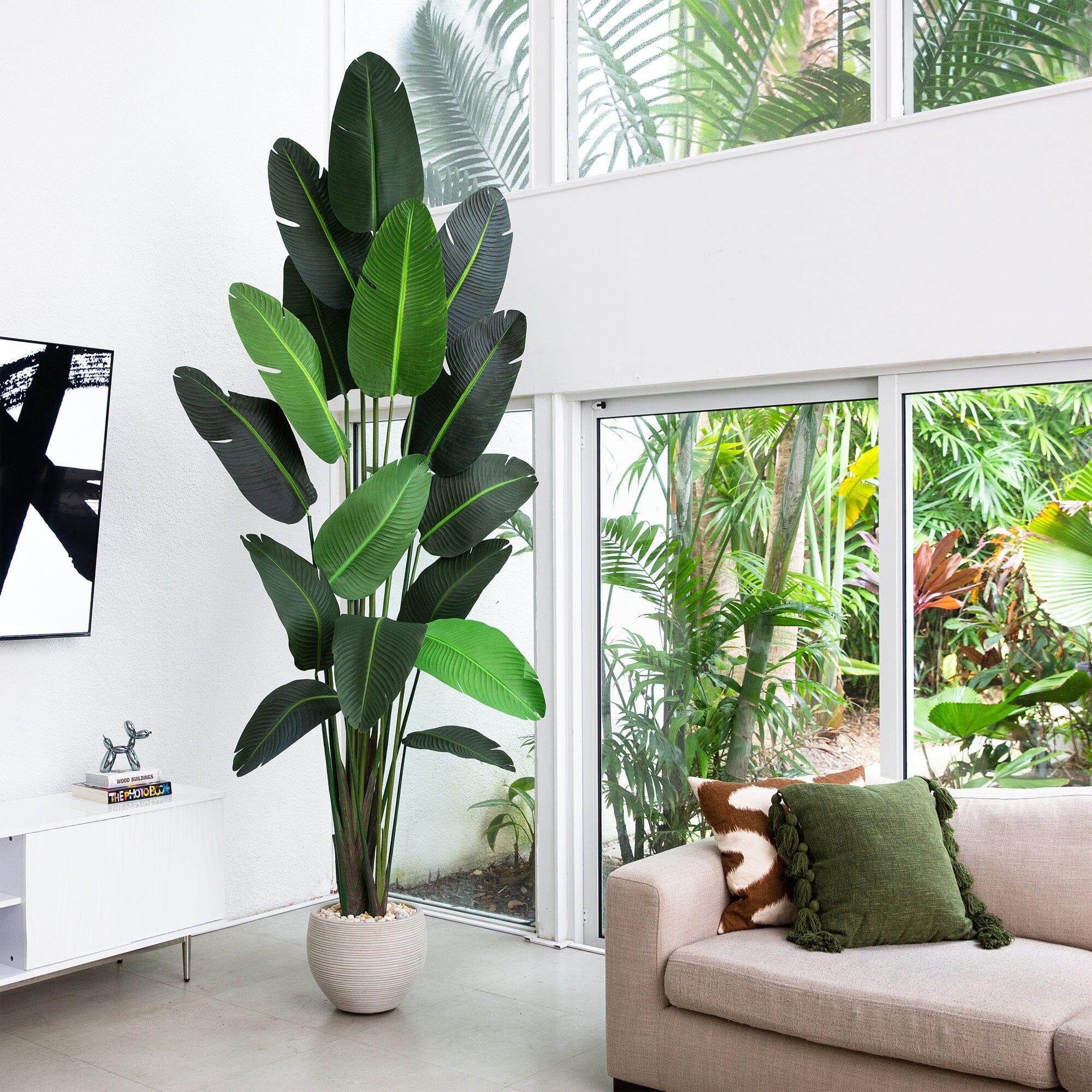 10' Artificial Traveler's Palm Tree