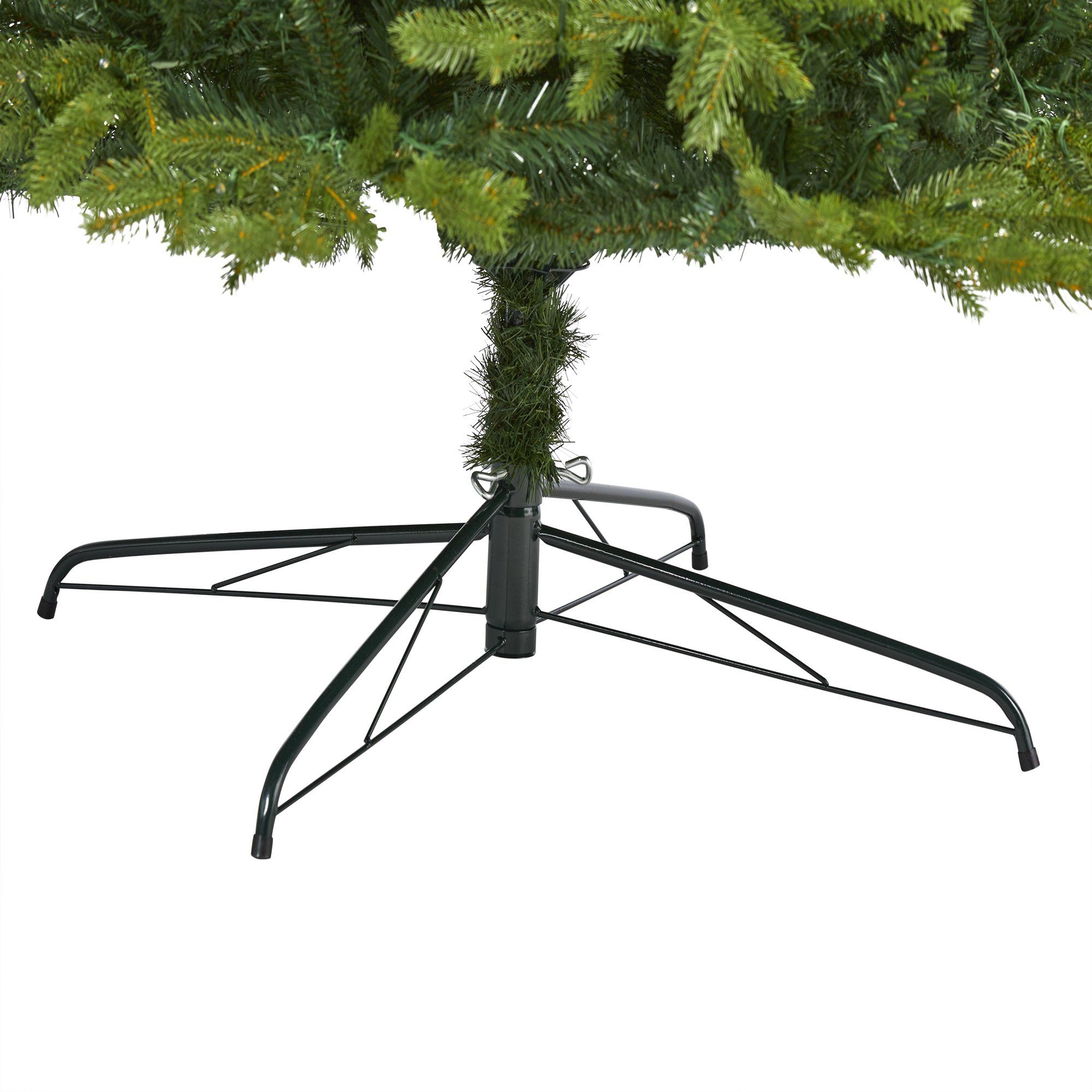 10' Belgium Fir “Natural Look” Artificial Christmas Tree with 1050 Clear LED Lights