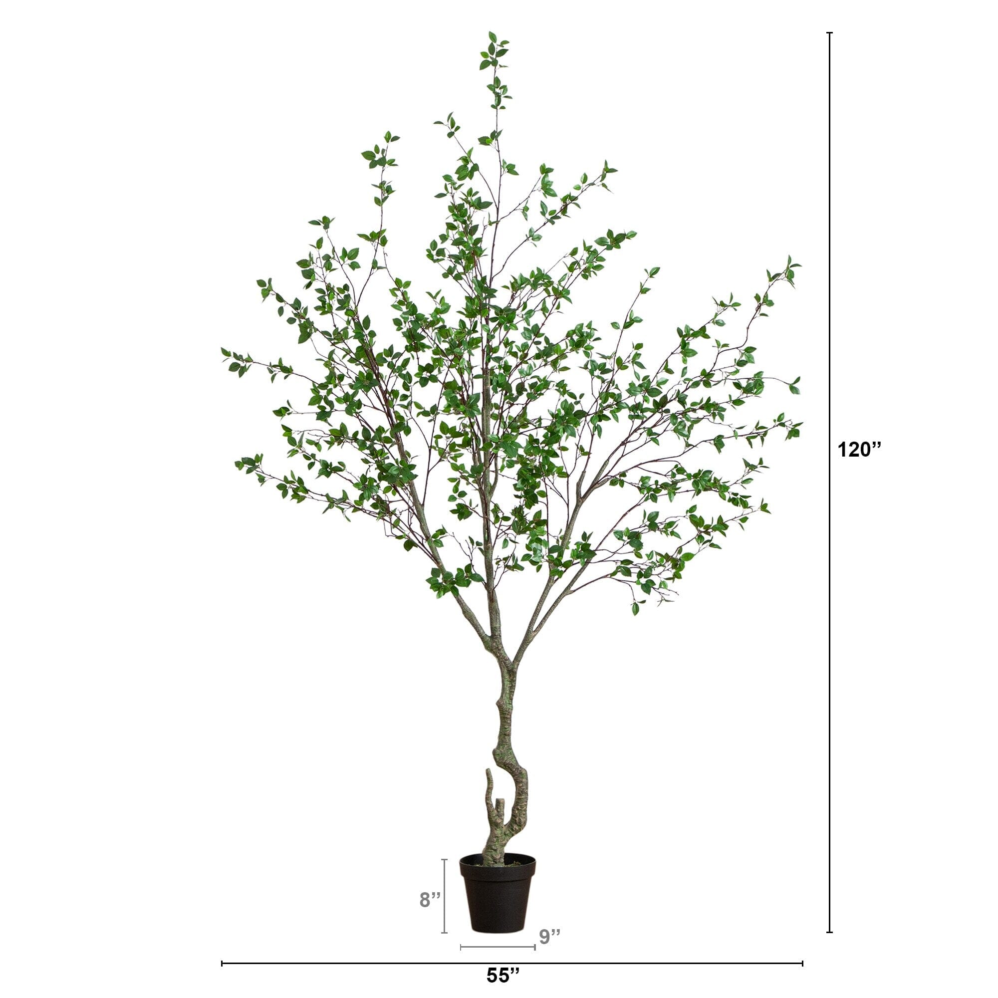 10' Minimalist Citrus Artificial Tree