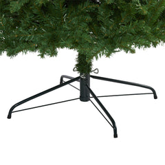 10' Slim Green Mountain Pine Artificial Christmas Tree with 800 Clear LED Lights
