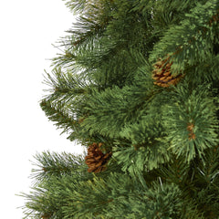 10' White Mountain Pine Artificial Christmas Tree with 1875 Bendable Branches
