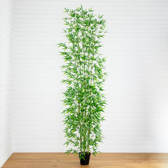 11' Artificial Green Bamboo Tree