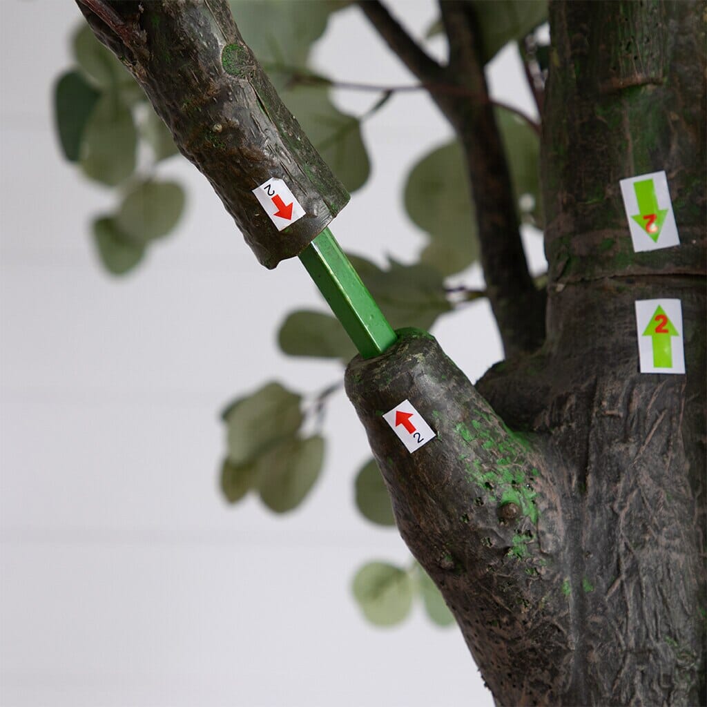 12' Artificial Eucalyptus Tree