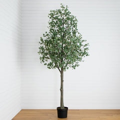 12' Artificial Eucalyptus Tree