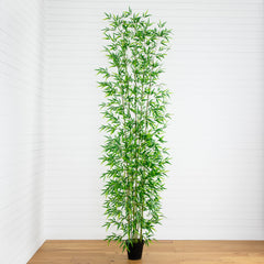 12' Artificial Green Bamboo Tree