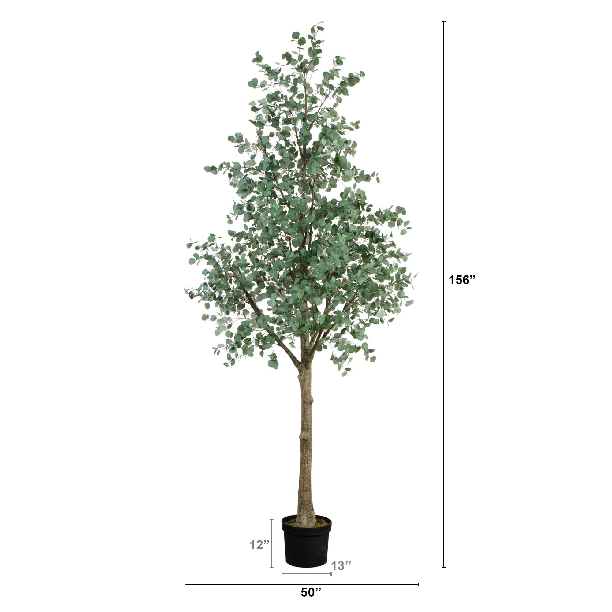 13' Artificial Eucalyptus Tree