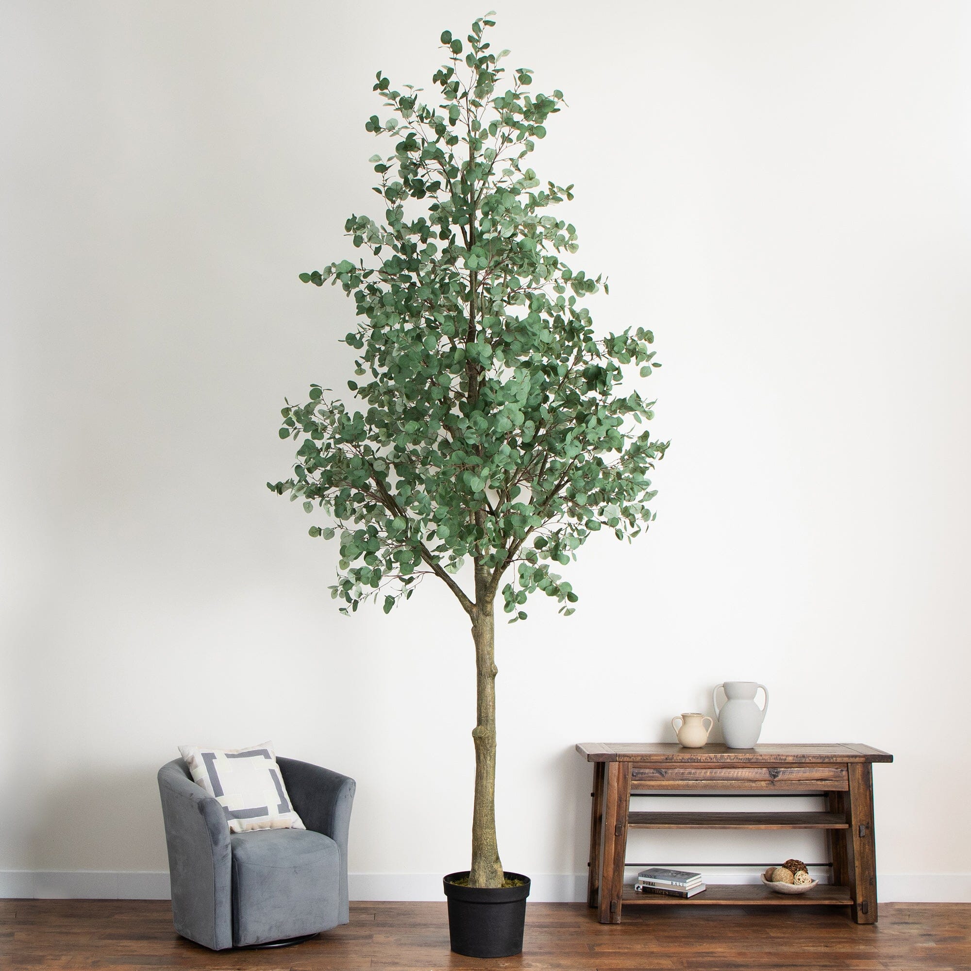 13' Artificial Eucalyptus Tree