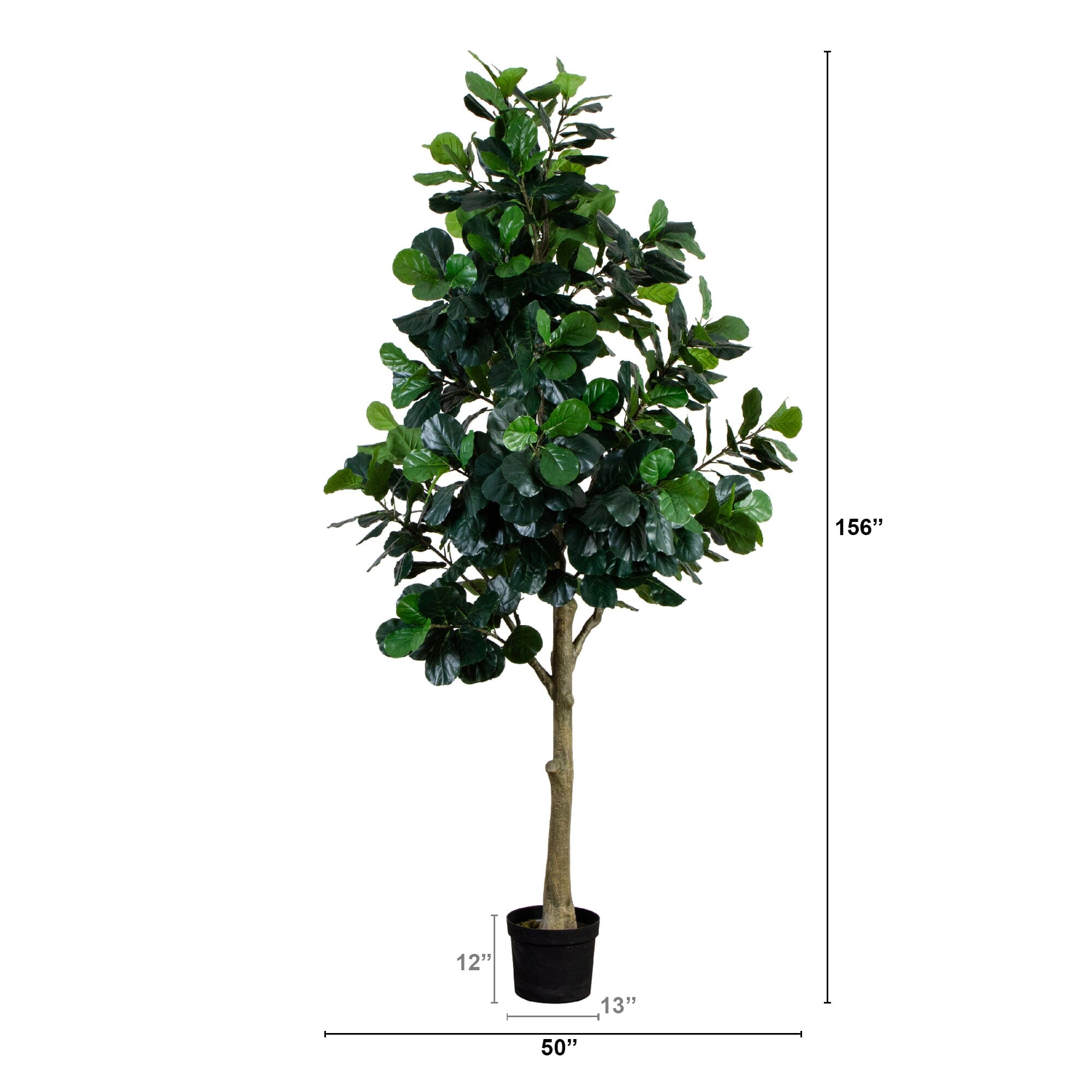 13' Artificial Fiddle Leaf Fig Tree