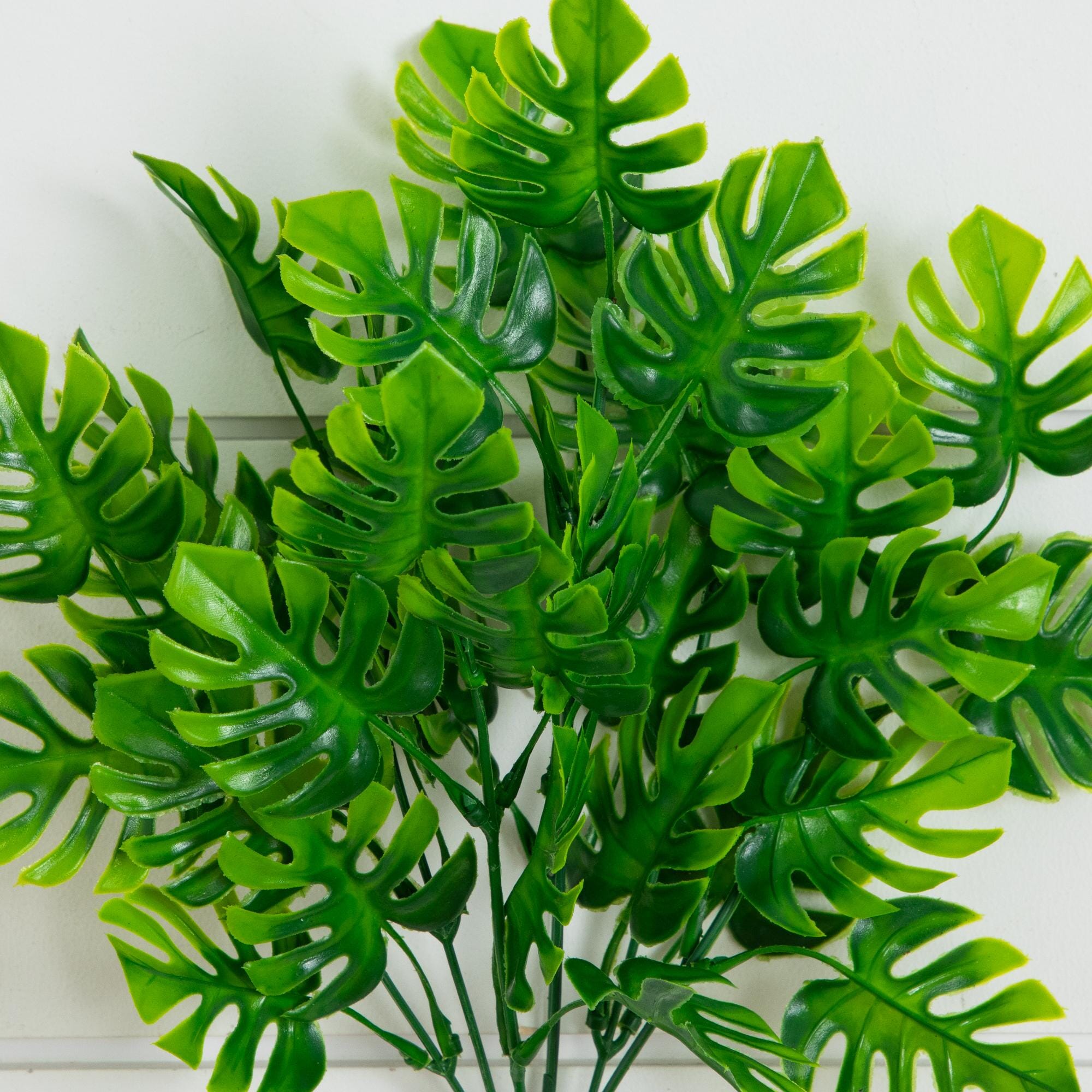 13” Artificial Mini Monstera Bush - Set of 6