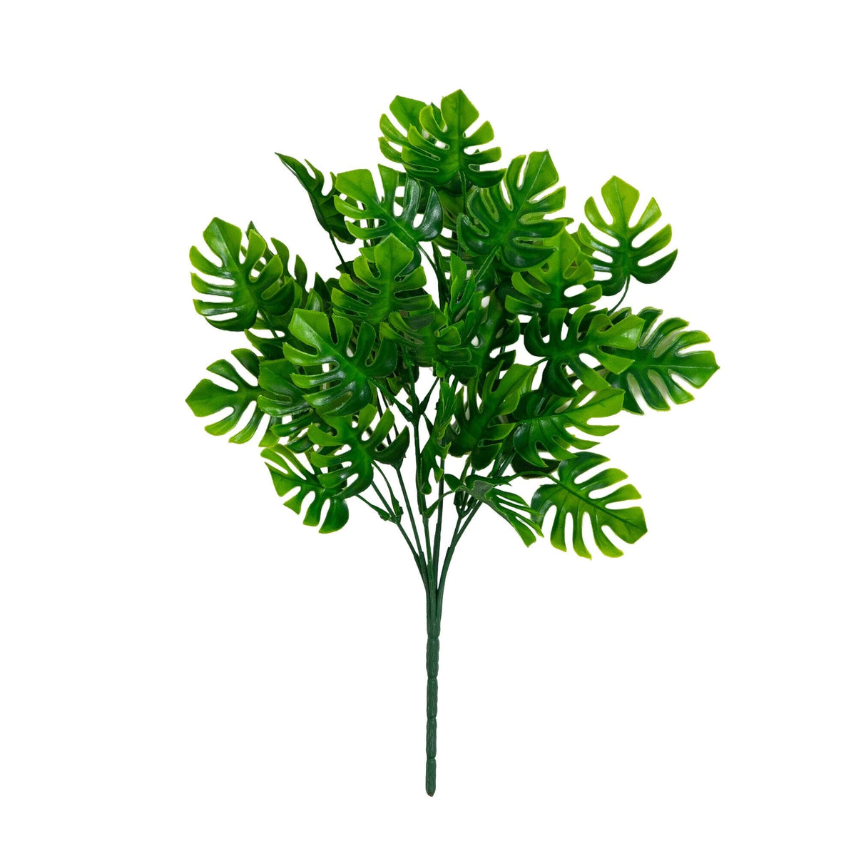 13” Artificial Mini Monstera Bush - Set of 6