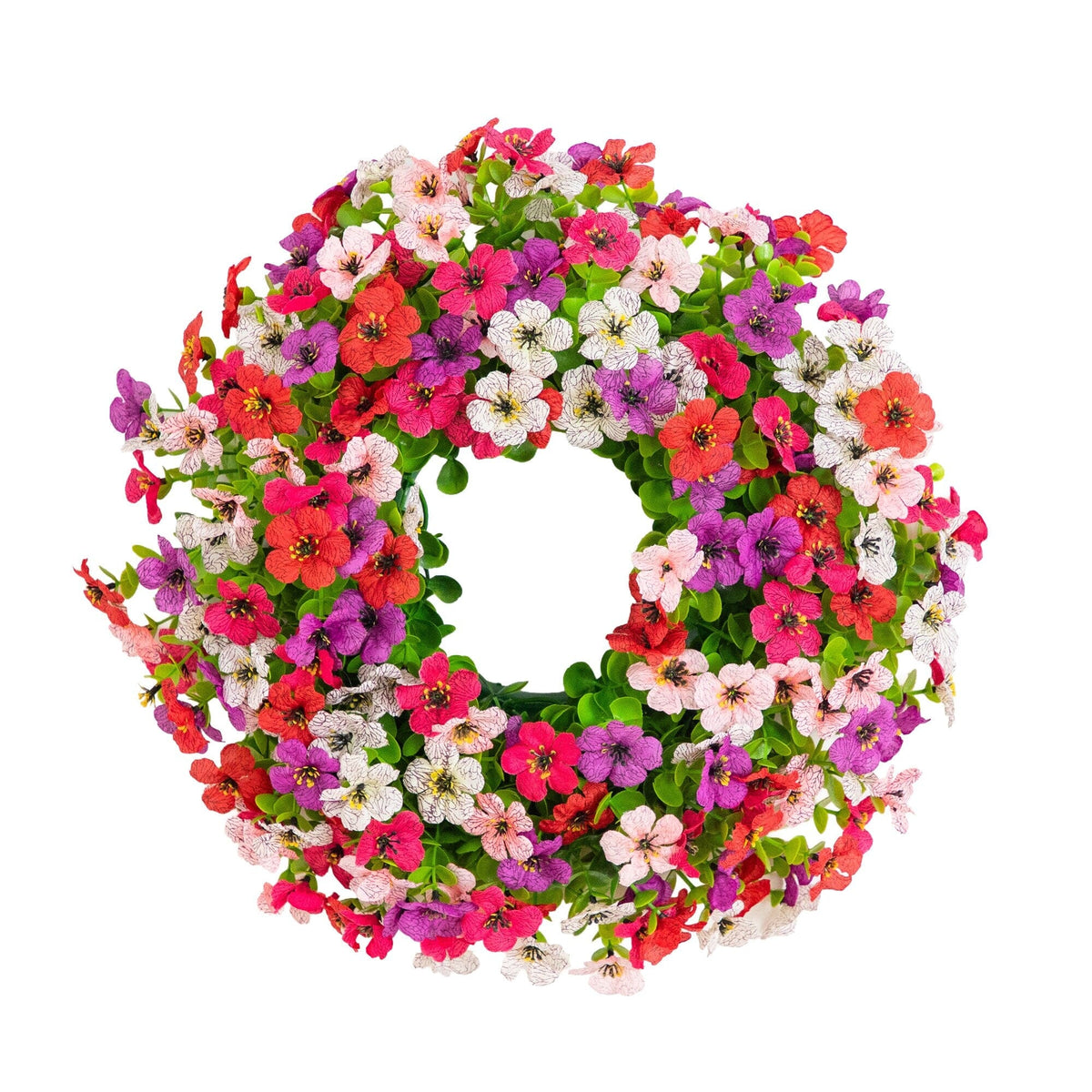 14” Artificial Blooming Daisy Wreath